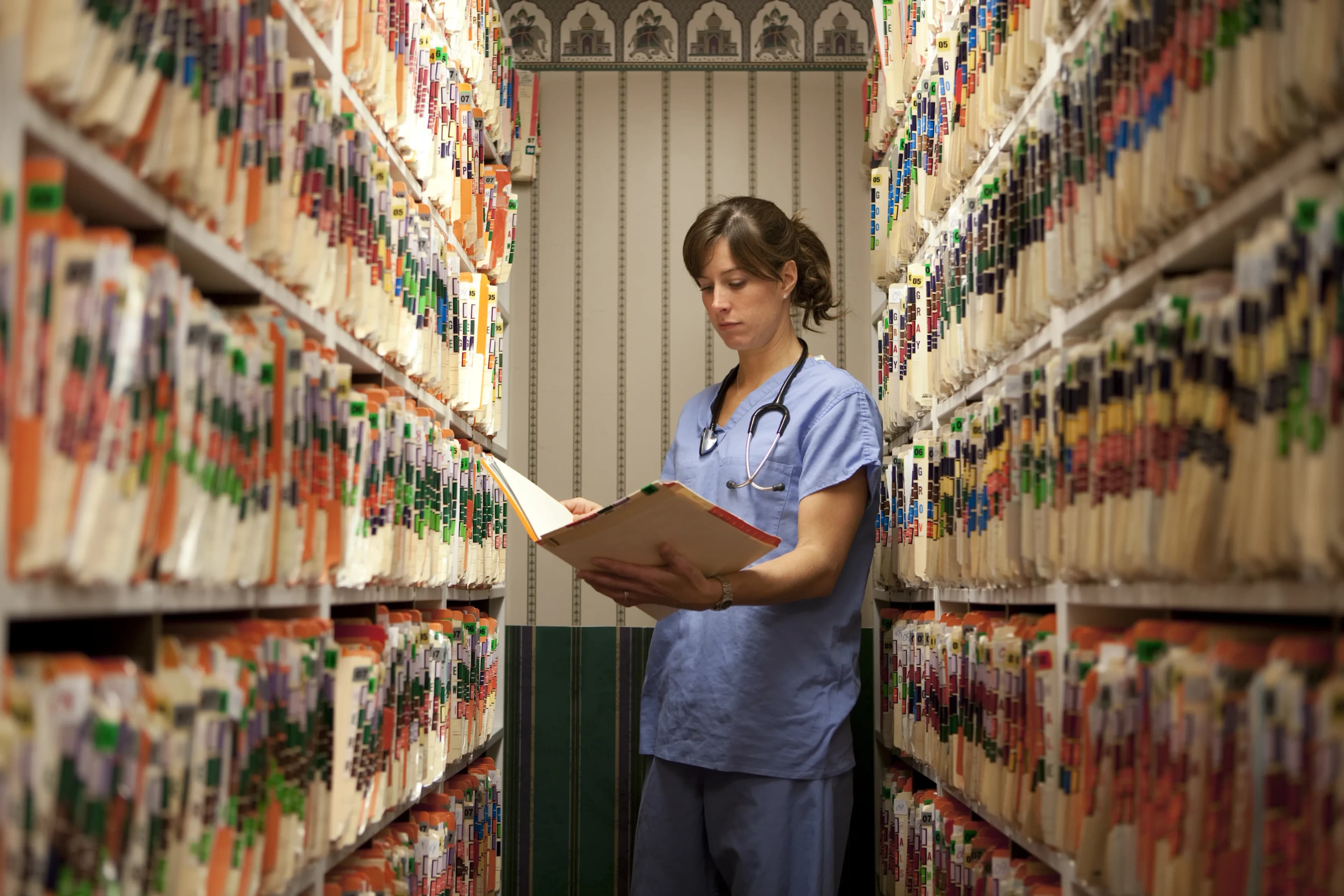 nurse-reviewing-medical-records
